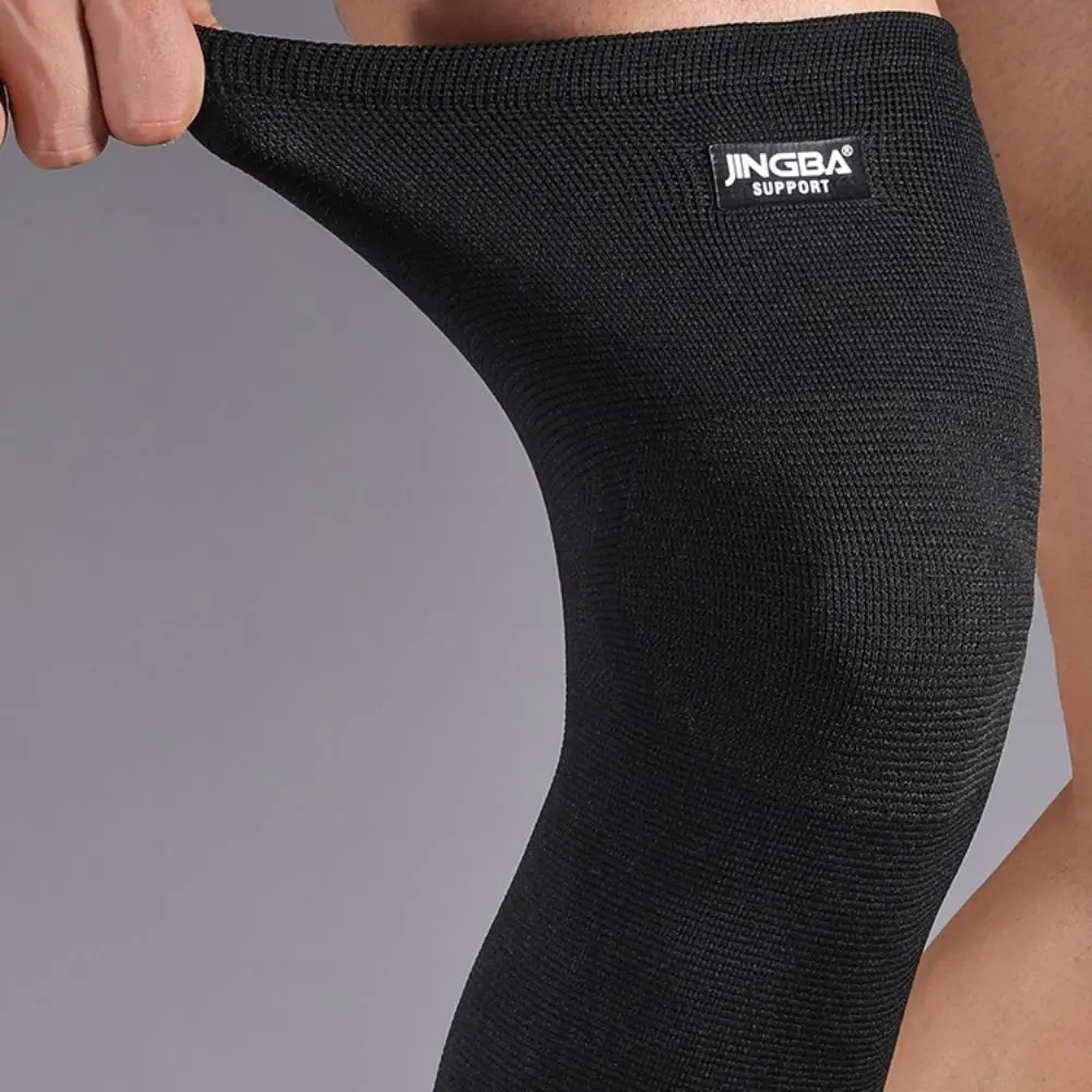 1 قطعة لا 1 زوج ضغط الركبة دعم كم مطاطا تنفس منصات الركبة هدفين الينابيع رياضة الرياضة حامي #4