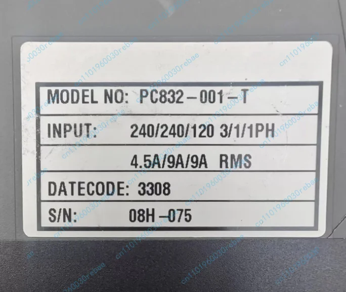 Accessories 1pcs pc832-001-t servo driver, input 240/240/120v, 4.5a/9a/9a
