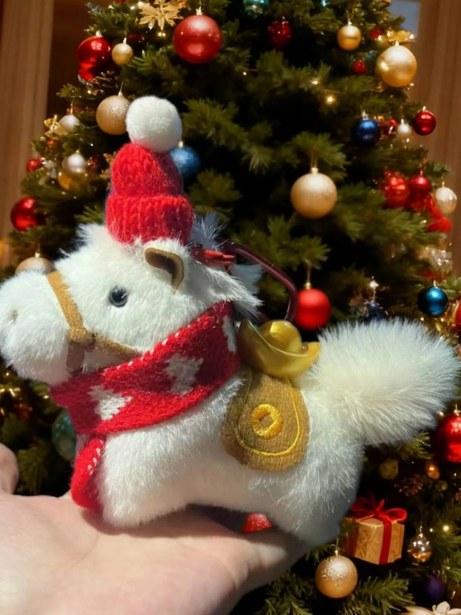 Tian Xuan He 2026  Year Plush Hanging Ornament Bag Charm Unique Design Small  Doll Lucky Charm Spring Collection