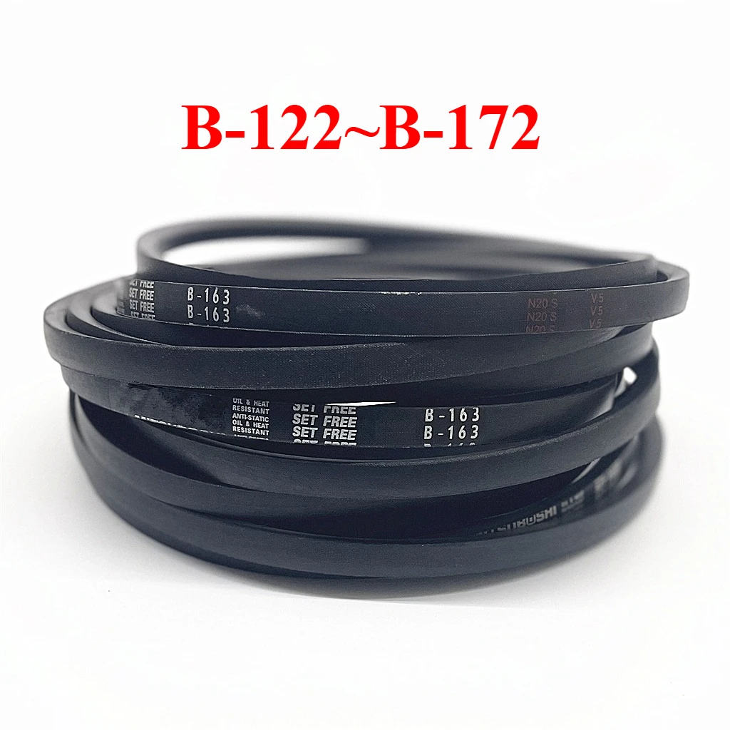 B-122~B-172 Classical V-Belt Fan Water Pump Air Compressor Generator Machine Tool Conveying Equipment Tractor Lawn Mower Belt