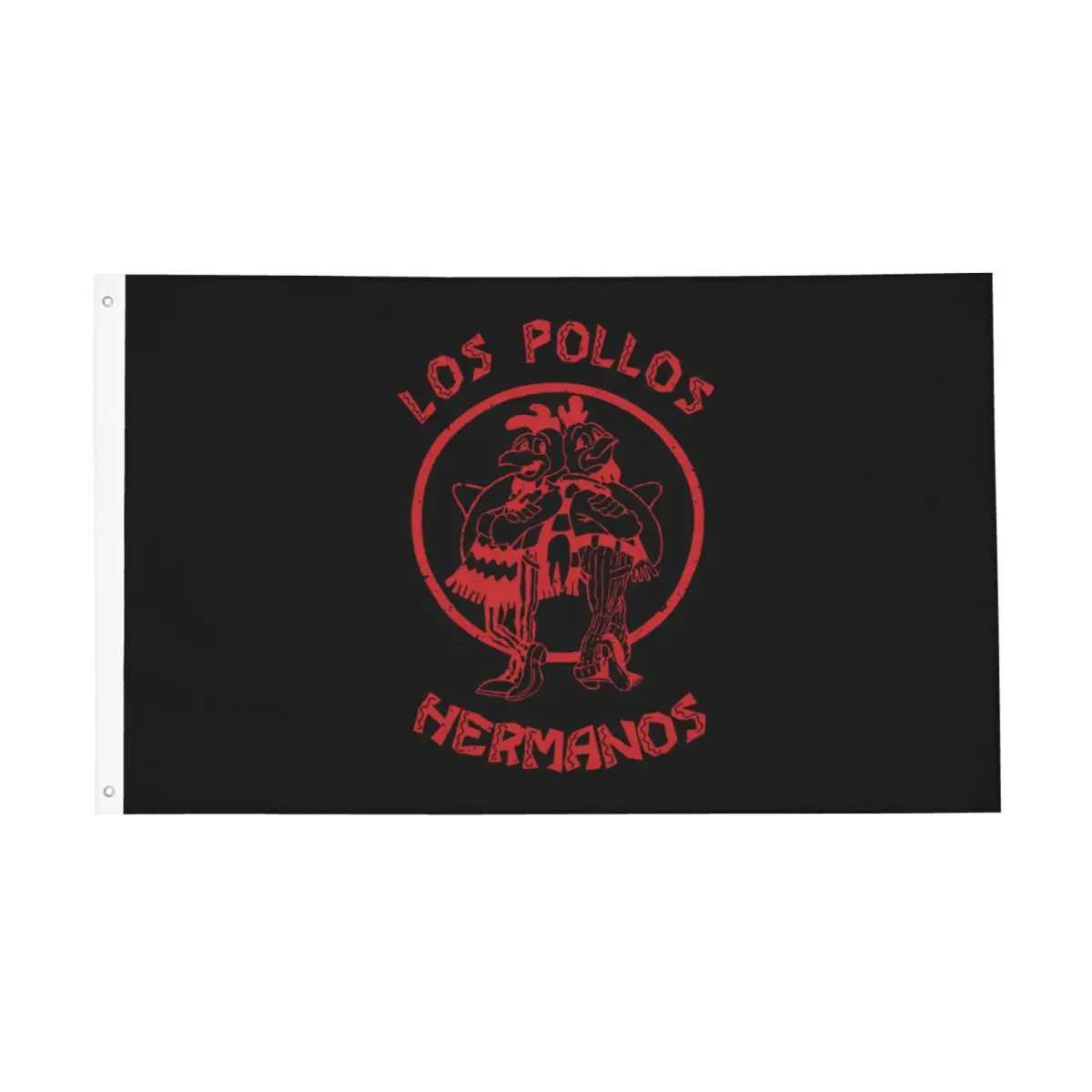 Los Pollos Hermanos Breaking Bad Flags Vivid Color Outdoor Banner Chicken Brothers Polyester Hanging Decoration 90x150cm
