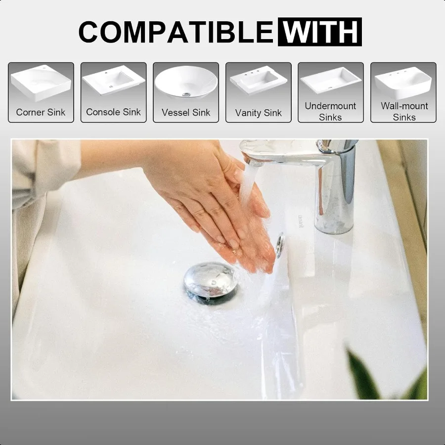 Выдвижной слив для раковины в ванной комнате с переливной раковиной Выдвижная сливная пробка Полированный хром