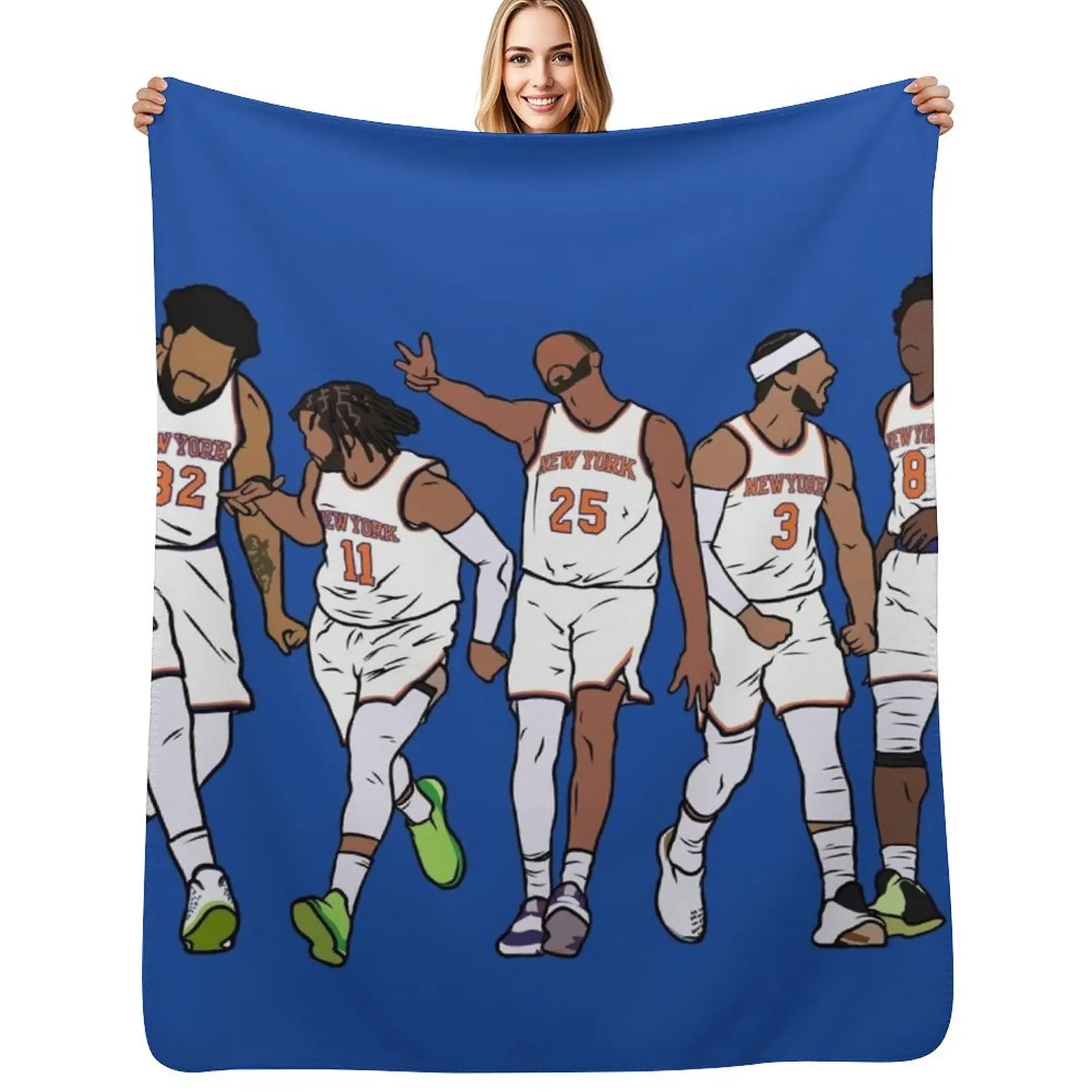 

KAT, Brunson, Mikal & Hart Throw Blanket Stylish Warm Blanket for Living Room Bedroom