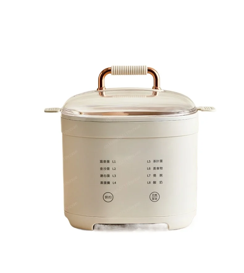 

6 in 1 Egg Steamer Automatic Power off Egg Steamer Breakfast Artifact Touch Screen Design Smart Electric Egg Cooker