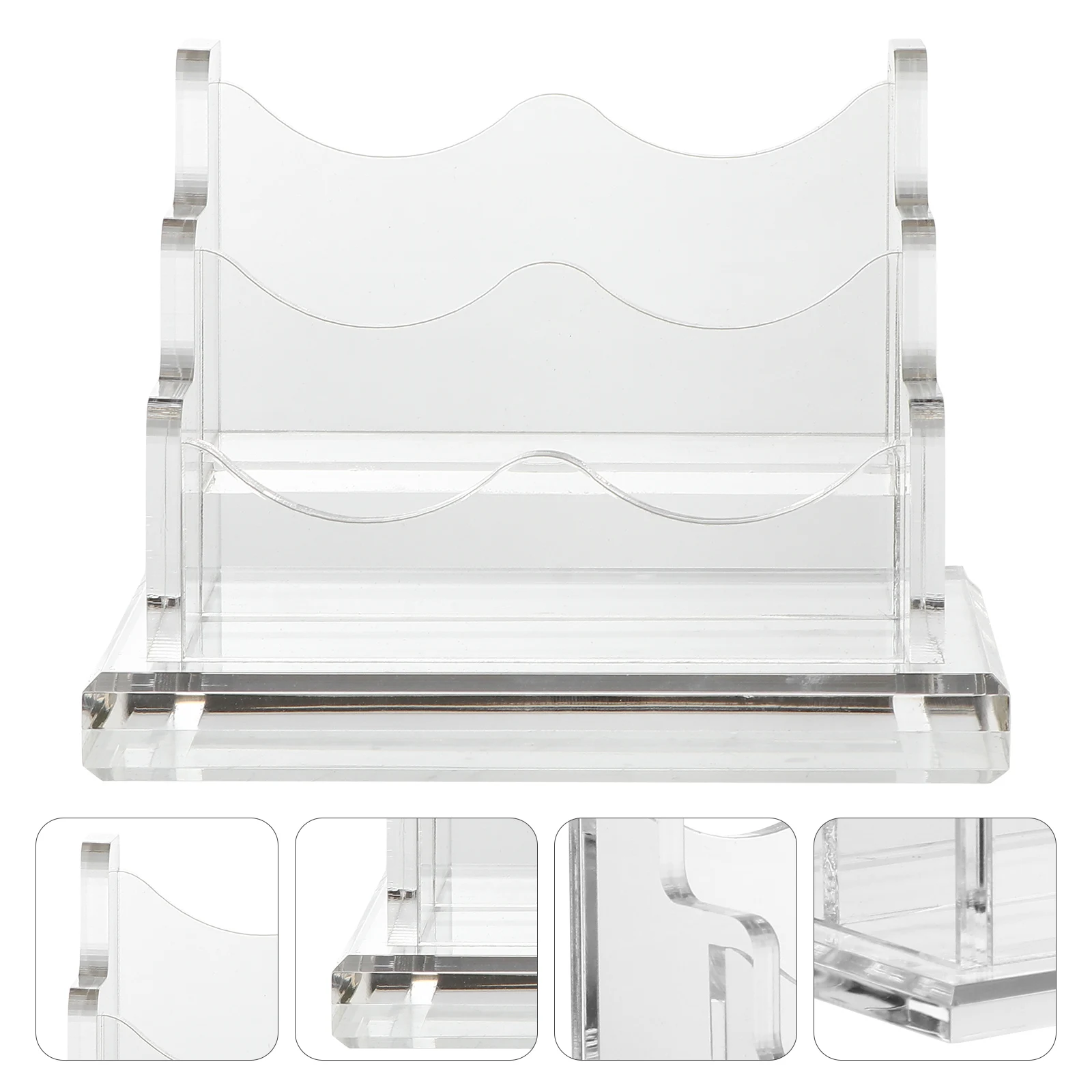 

Акриловый деловой акриловый деловой чехол, прочный офисный стол, коробка для хранения ганайзера, дисплей для карточек, ганайзер для карт