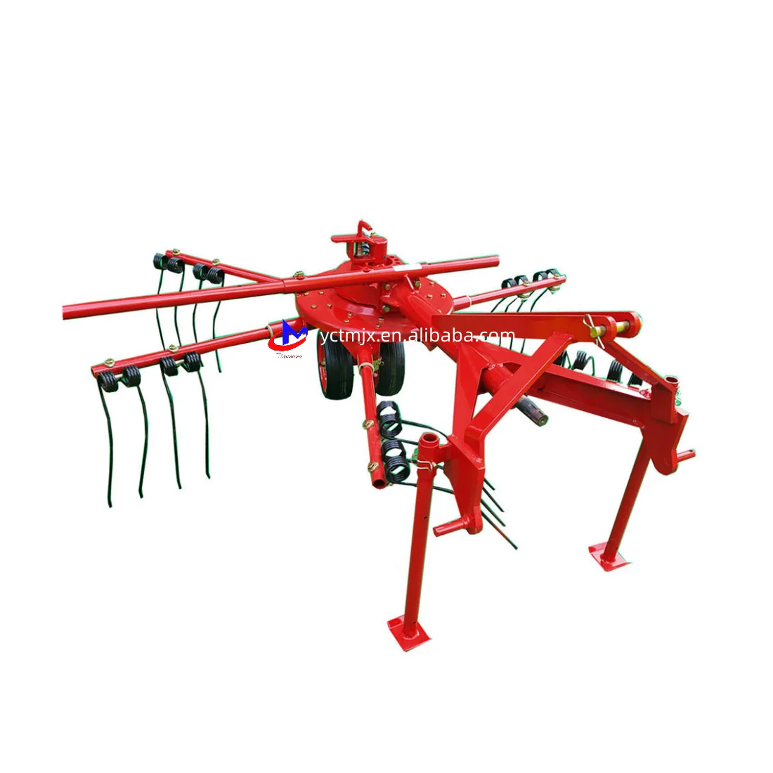 Agriculture Rotary Hay Rake For Tractor Mounted Tedder