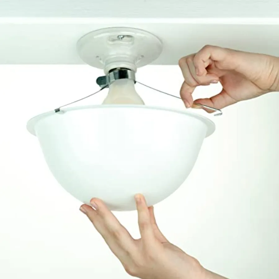 Ceiling Light Cover - Helps Cover Exposed Light Bulbs in The Ceiling