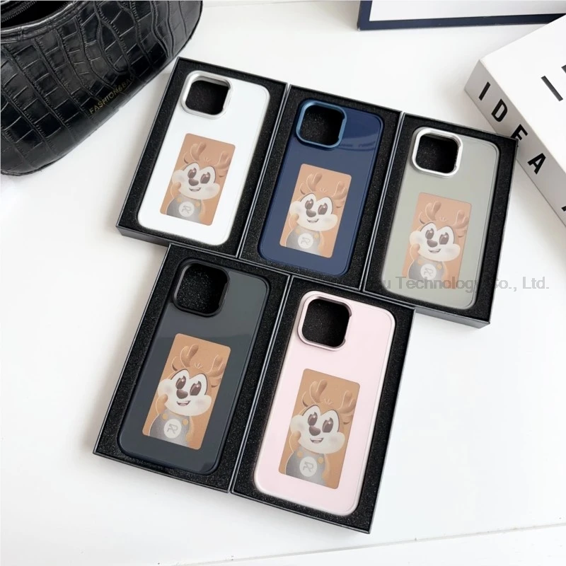 

NFC For 16promax iphone case E-ink screen Image Transmission For Iphone 17 15 14 13 16 Pro Max Magnetic DIY Cases Battery Free