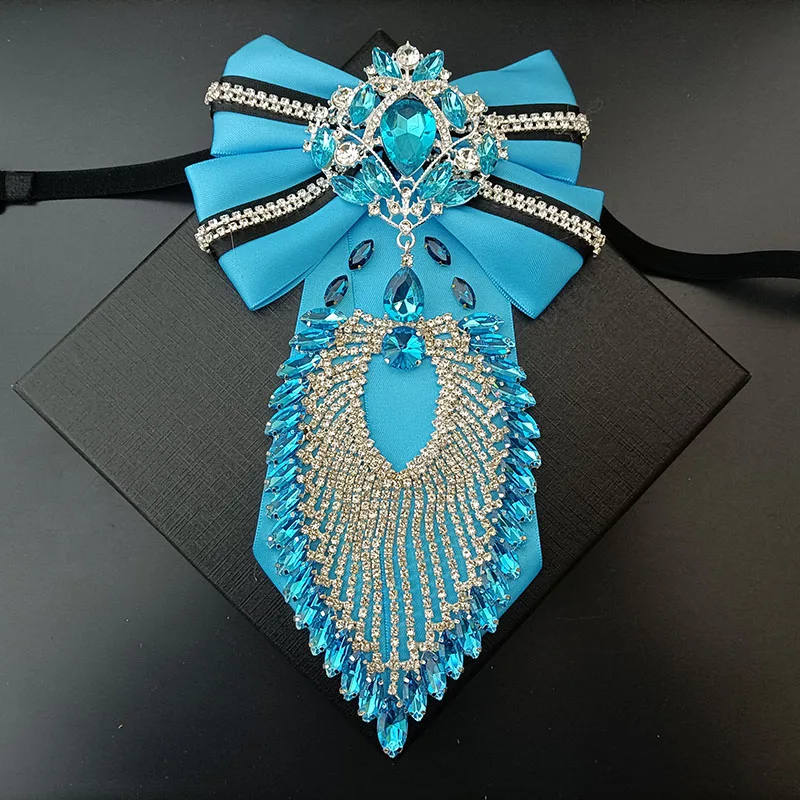 Hochwertige Strass-Fliege, Original Handgefertigt, Luxuriöse Herren-Krawatte für Business, Bankett, Hochzeit, Anzug, Hemdkragen, Schmuckgeschenk – Detail 12
