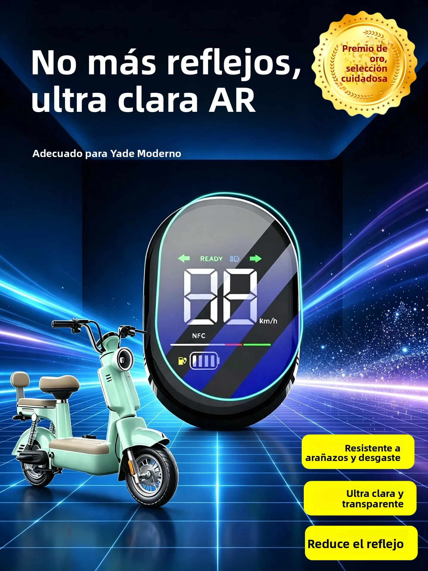 Película Protectora Ultra Transparente para Pantalla de Instrumentos de Vehículos Eléctricos Yadea, Accesorios de Modificació...