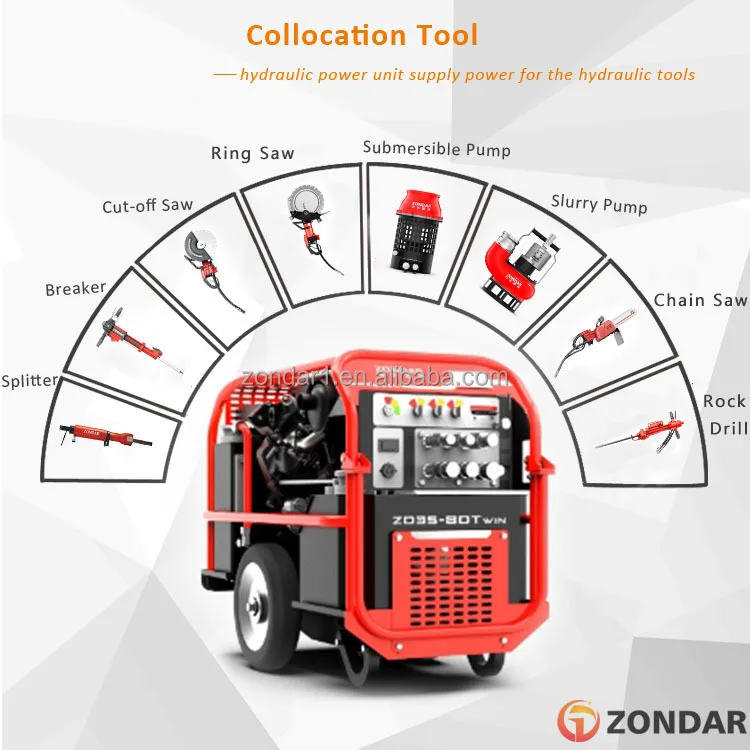Z  ZDPP-10 Handheld Hydraulic Fence Pile Puller Hydraulic Post Puller  for Wooden or Steel Post Tools