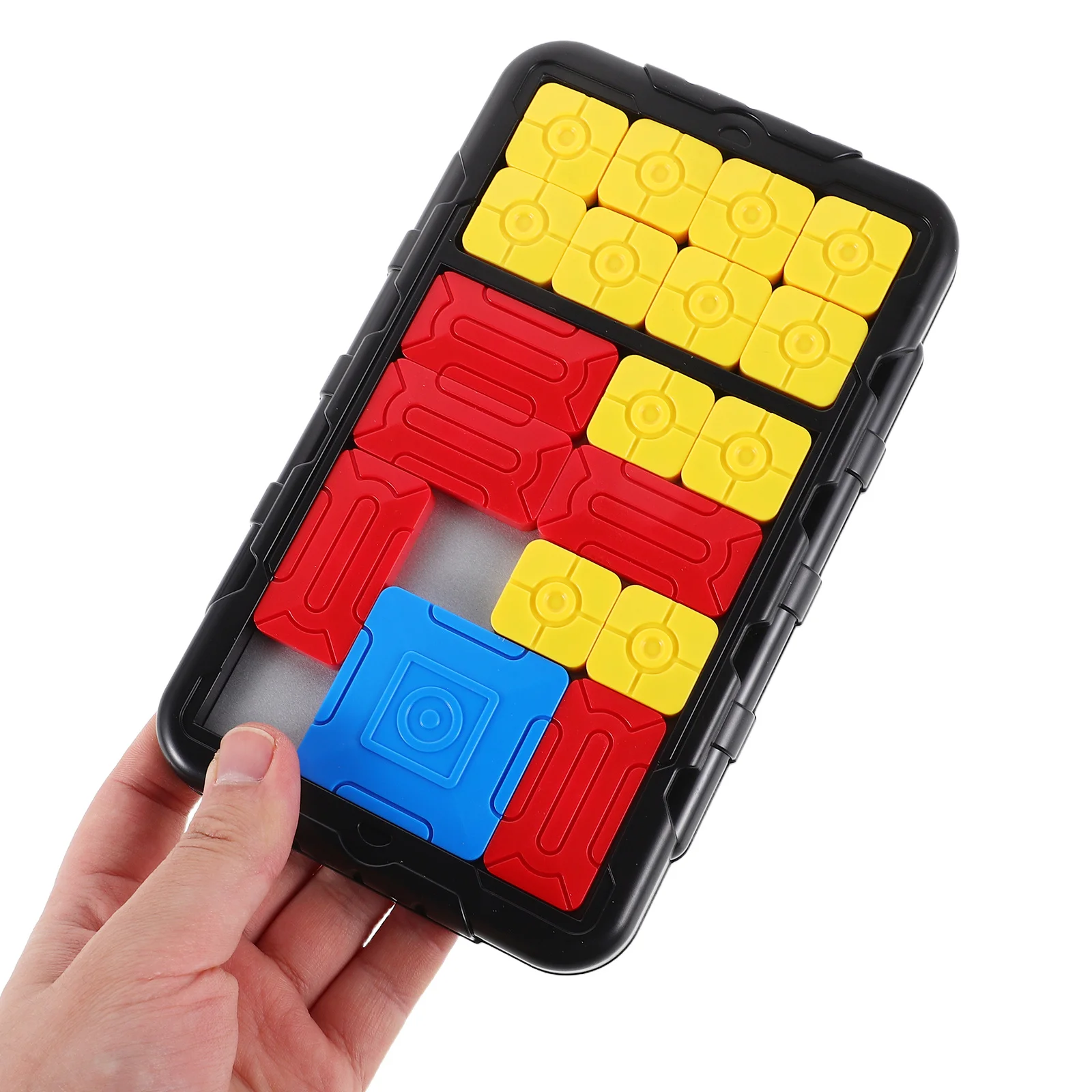 Schiebe-Puzzlespiel, pädagogischer logischer Bauarbeiter, verbessert kognitive Fähigkeiten, reisefreundlicher Denkaufgabe für Familienfeiern