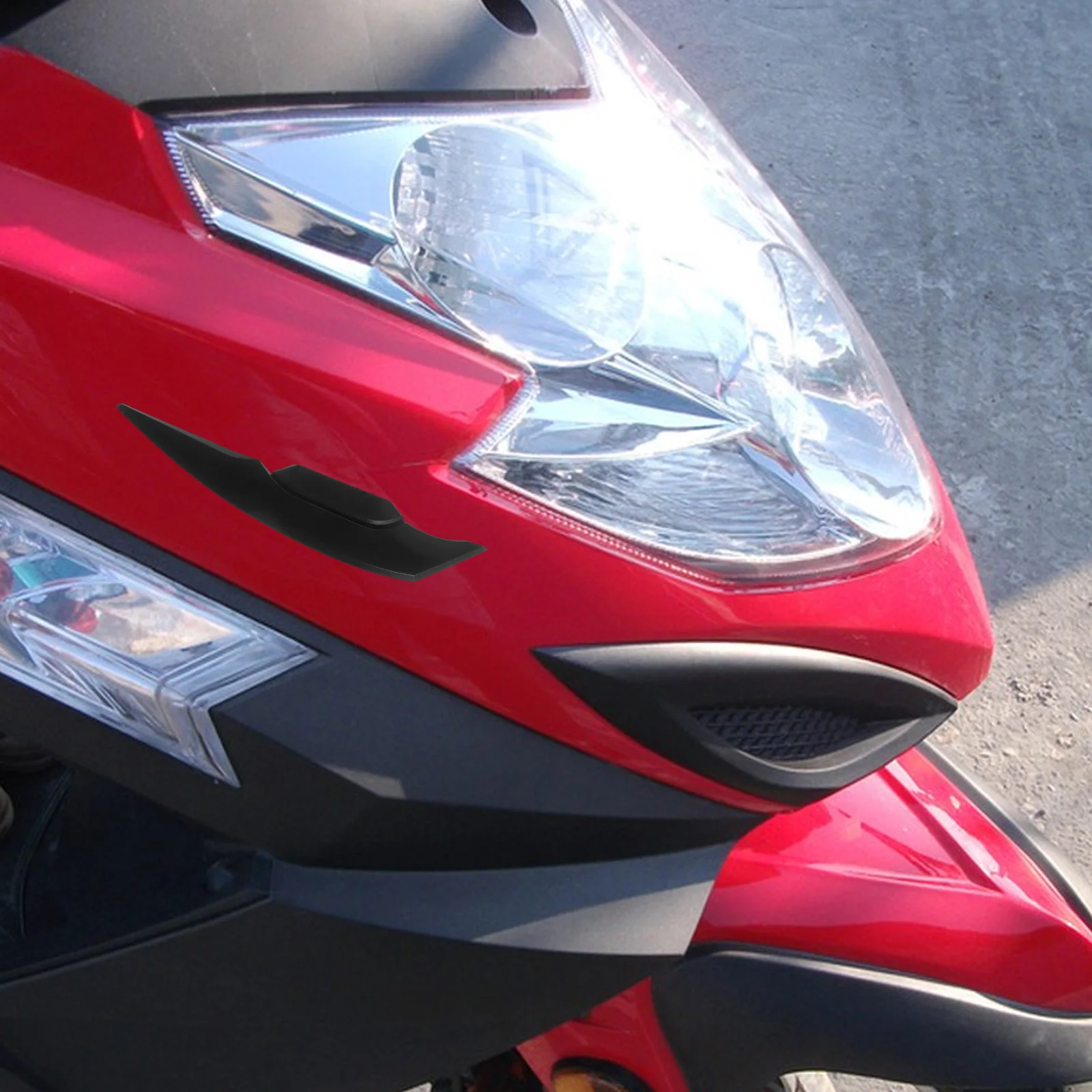 

Side Spoiler Motorcycle Fairings Aerodynamic Winglets Wings Motorbike Accessories Front for Plastic Wind Screen Deflector