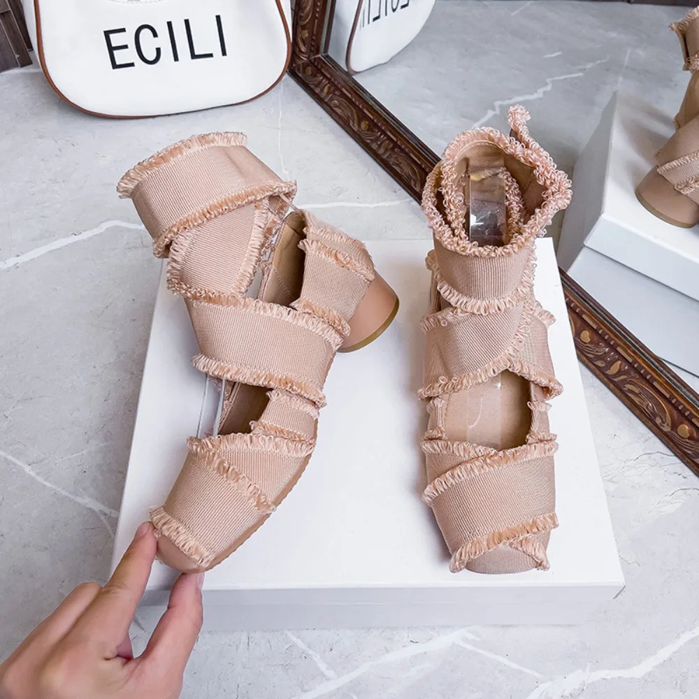 タッセルバレエシューズ-レディース-2025年新作-フレンチスクエアトゥ-浅口-優しい雰囲気-メリージェーンシューズ-レトロパンプス