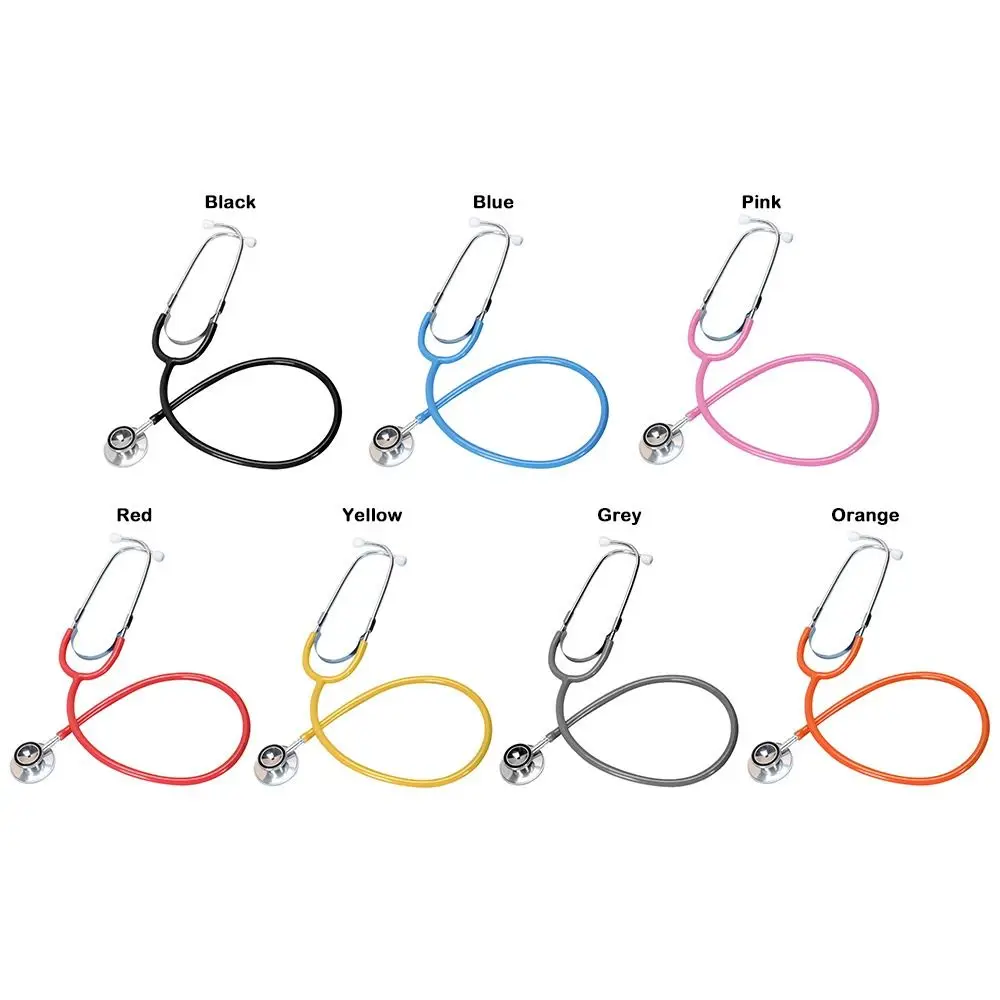 หลายสีหูฟังของเล่น DIY ครอบครัวเด็กเกมจําลองหมอของเล่น Pretend Doctor ของเล่นเลียนแบบการศึกษาของเล่น