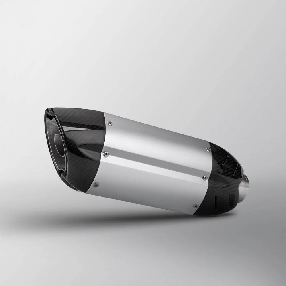 

Carbon fiber Universal Motorcycle Exhaust Pipe muffler GP-project for Gsxs1000 Versys 1000 Escape Z400 R3 GSX1300R R1