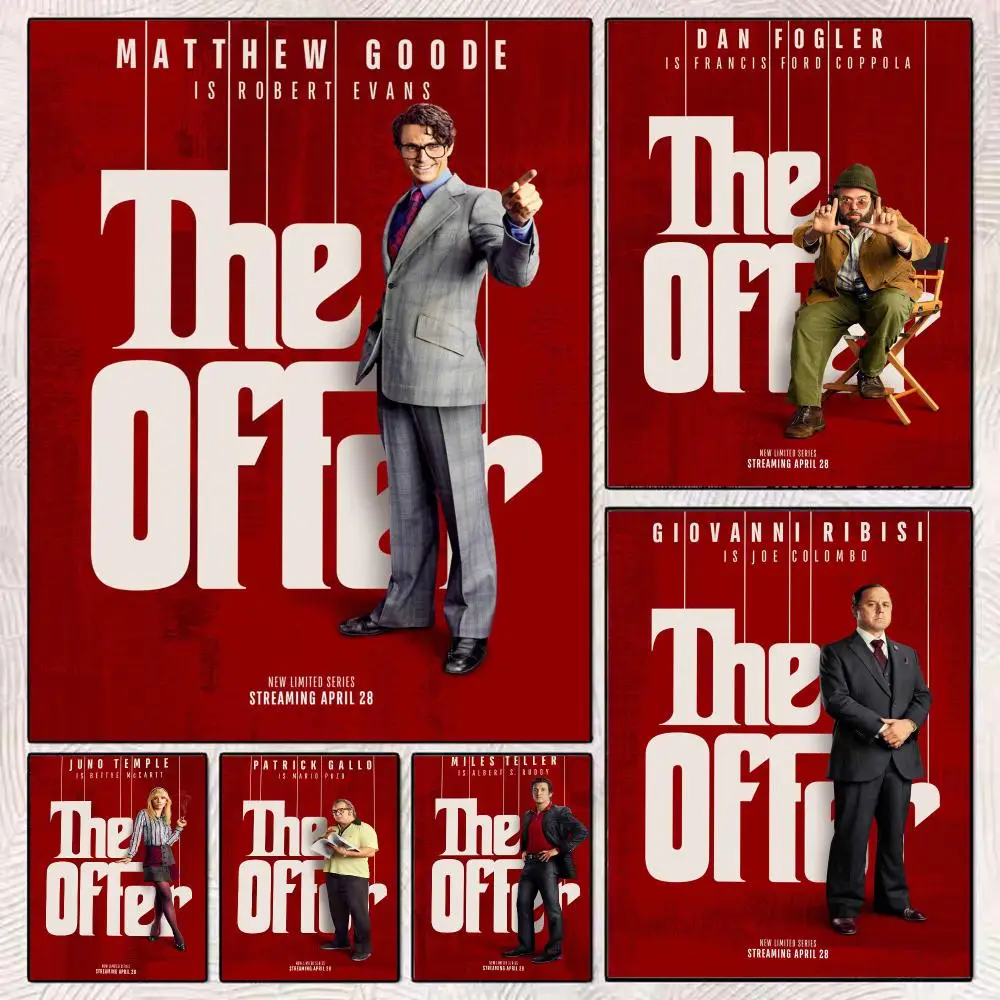 Movie T-The Offer Poster PP Wall Decor Posters Celebrity Art Prints Aesthetic Wall Art Bedroom Office Home Gift