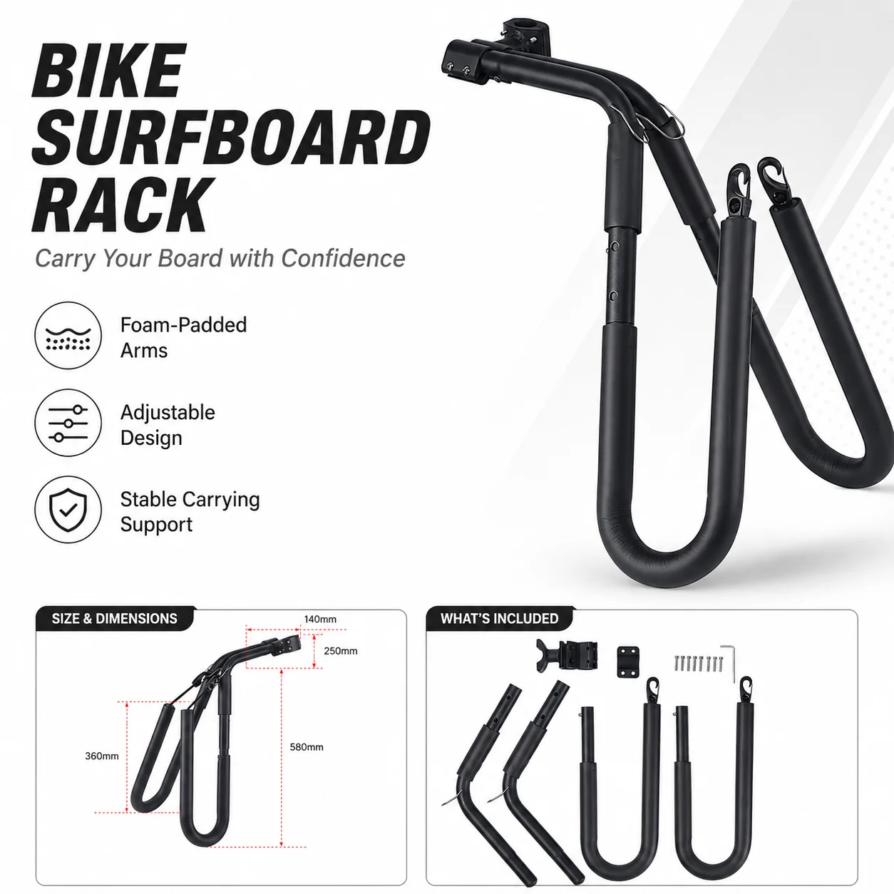 bike-and-motorcycle-surfboard-rack-adjustable-padded-carrier-mount-for-surfboards-sup-boards-and-longboards-outdoor-transport