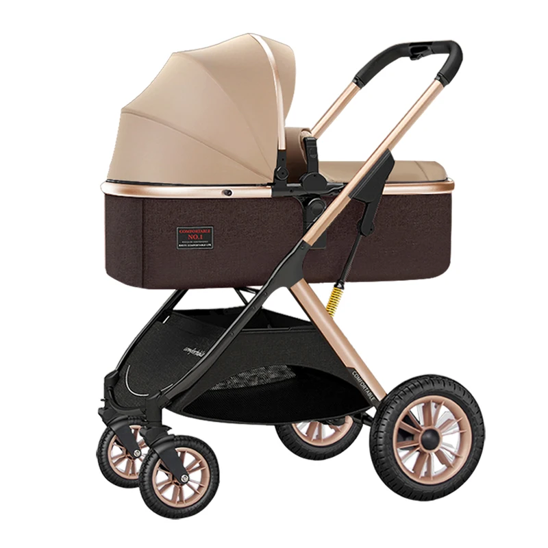 

Wholes Luxury Multifunctional Baby Stroller 2 In 1 Good Pram Cheap Baby Carriage Pushchair High Landscape Baby Buggy 3 In 1