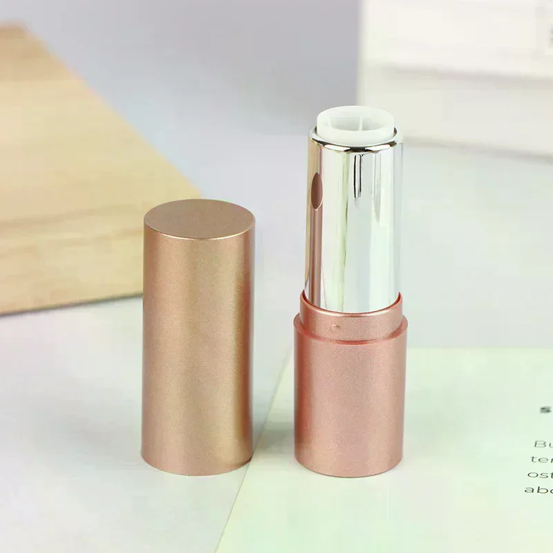 3.5 مللي أنبوب أحمر الشفاه القابل لإعادة الملء مع غطاء ماتي روز حاوية بلسم الشفاه فارغة DIY بها بنفسك مستحضرات التجميل مرهم الحاويات زجاجة السفر