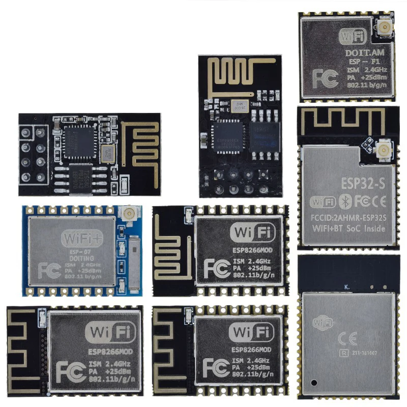 ESP8266 ESP-01 ESP-01S ESP-07 ESP-12E ESP-12F ESP-32 ESP-32S Serielles WLAN-Modul Drahtloser Transceiver 2,4G für Arduino – Detail 28