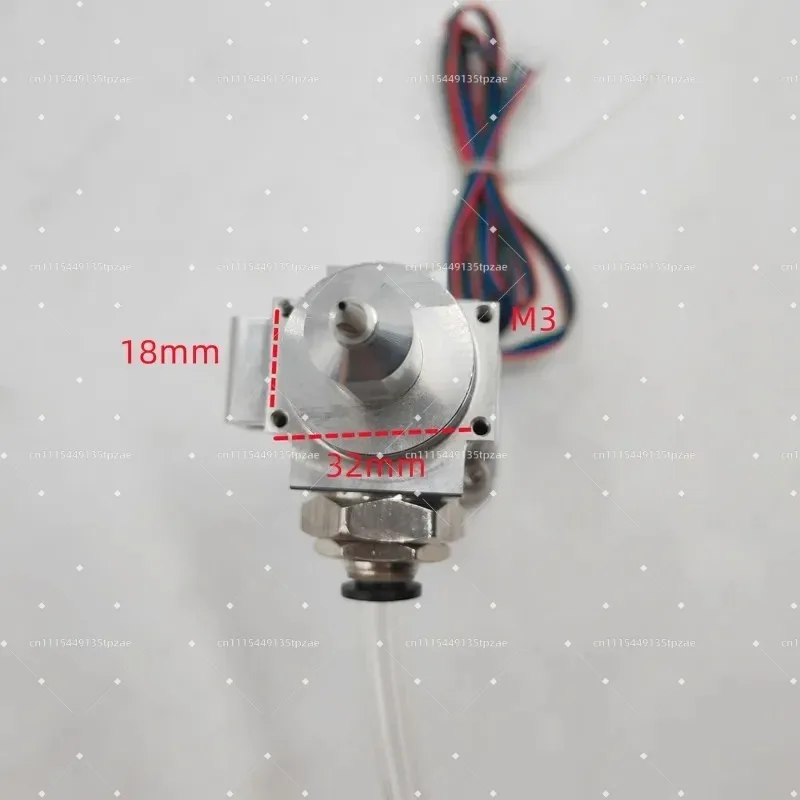 Clay Paste Pellet Extruder Kit, Ceramic & Biomaterial Filament Extruder with Nozzle Assembly for 3D Printer