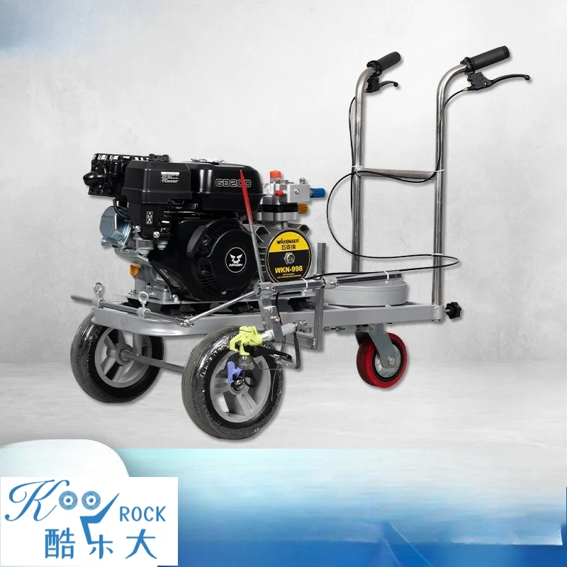 High Power Road Line Marking Machine Cold Paint Sprayer for Parking Lot School Simple