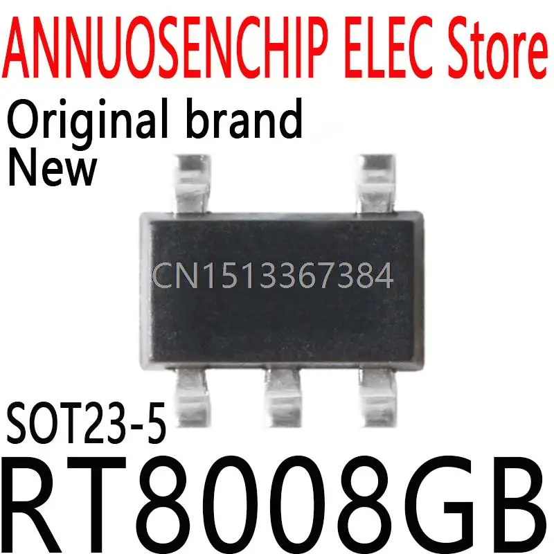 10PCS New and Original SOT23-5 RT8008 SOT WS-011 RT8008GB  