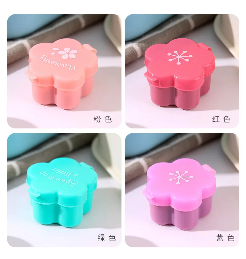 4 stücke Mini Mittagessen Bento Sojasauce Box Nette Design Kunststoff Tragbare Sauce Gläser Würze Spender Mini Salat Tomatensauce Flasche – Detail 19