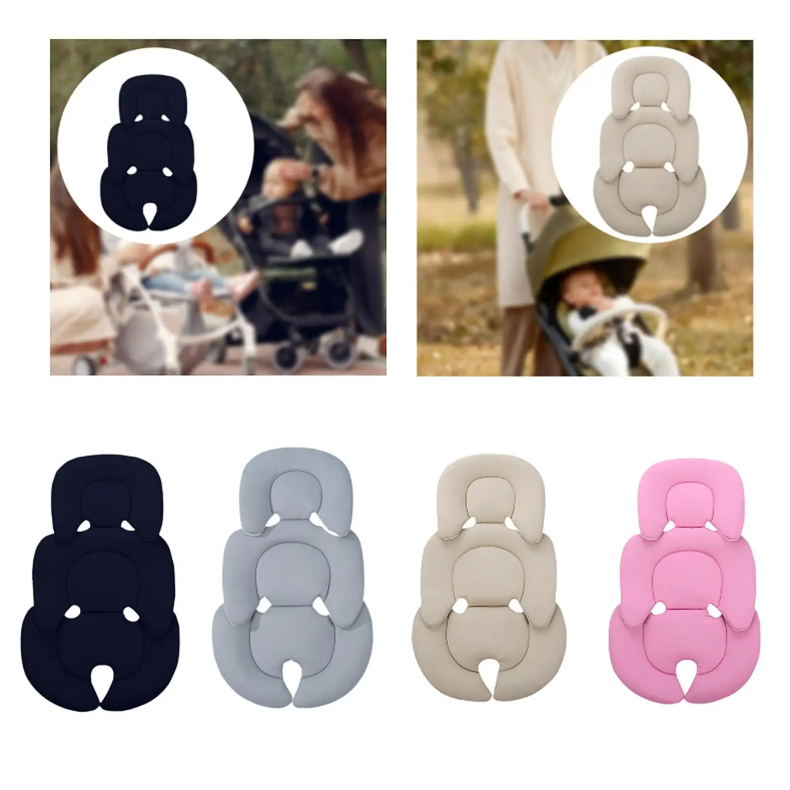 Baby Stroller Cushion Pad Comfortable Breathable Soft Universal Baby Seat Pad for Baby Highchair Car Pushchair Stroller Pram