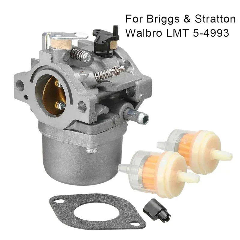 Auto Carburetor for Briggs & Stratton Walbro LMT 5-4993 with Mounting Gasket Filter Fuel Supply System Parts Carburetor