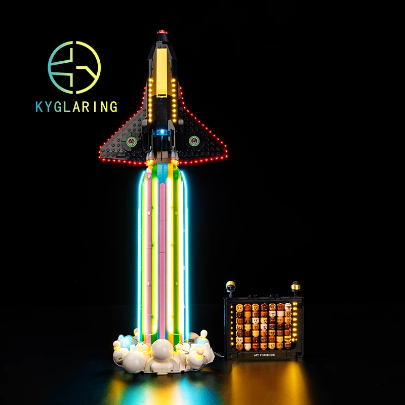 Kyglaring Led Lighting Set DIY Toys for 10391 Over the Moon with Pharrell Williams Toys Lamp Kit (Not Included Building Blocks)