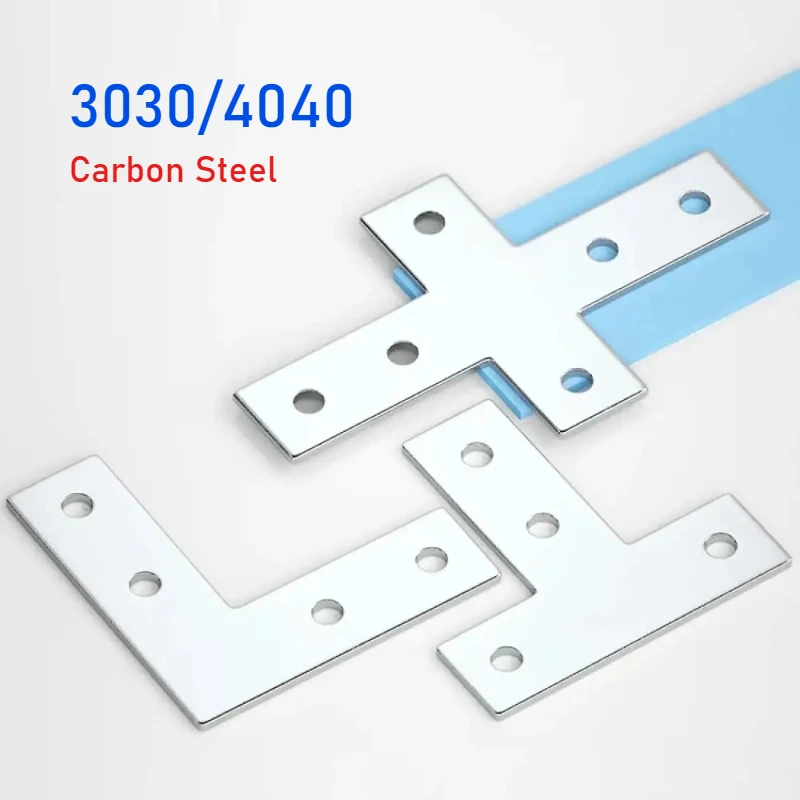 Fixed Connection Brackets Corner Code L/T/Cross Type 3030 / 4040 Aluminium Corner Bracket Furniture