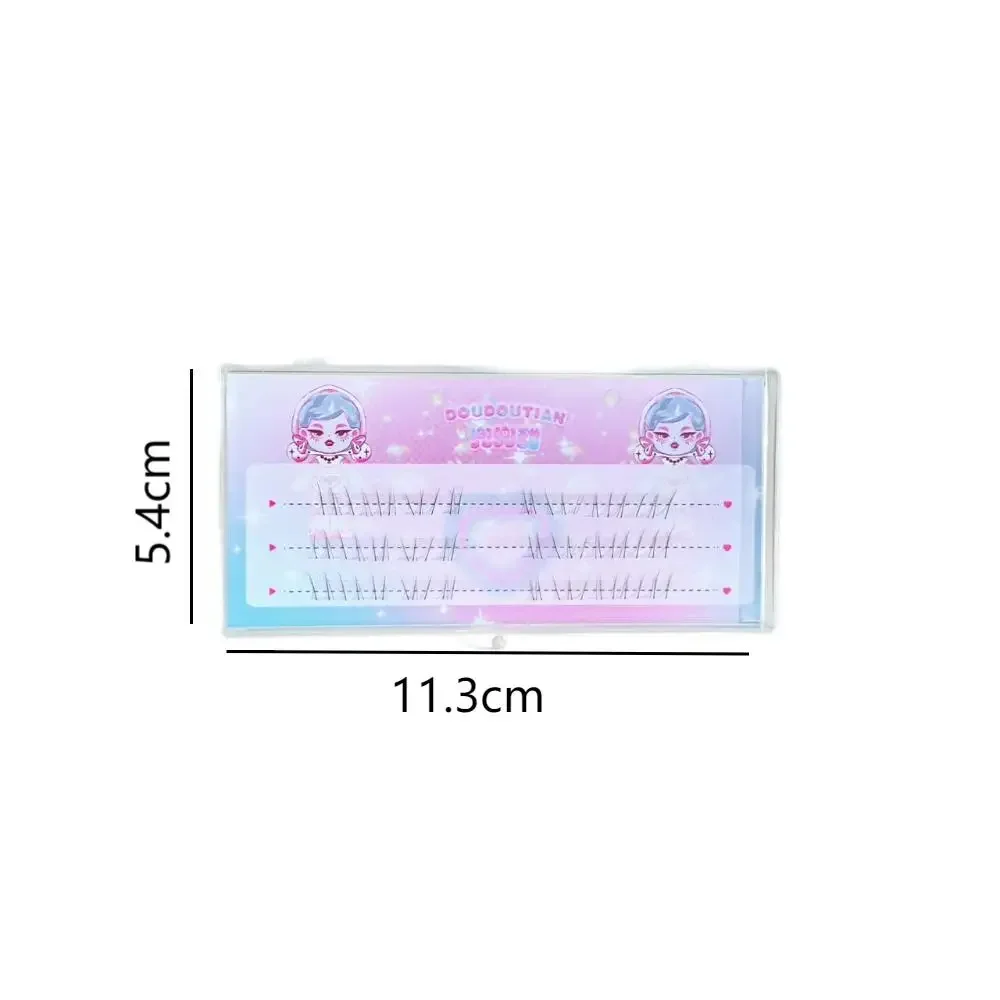 3/10 linhas unissex cílios inferiores transparentes terrier cílios de alta qualidade simulação natural falso cílios extensão maquiagem ferramentas