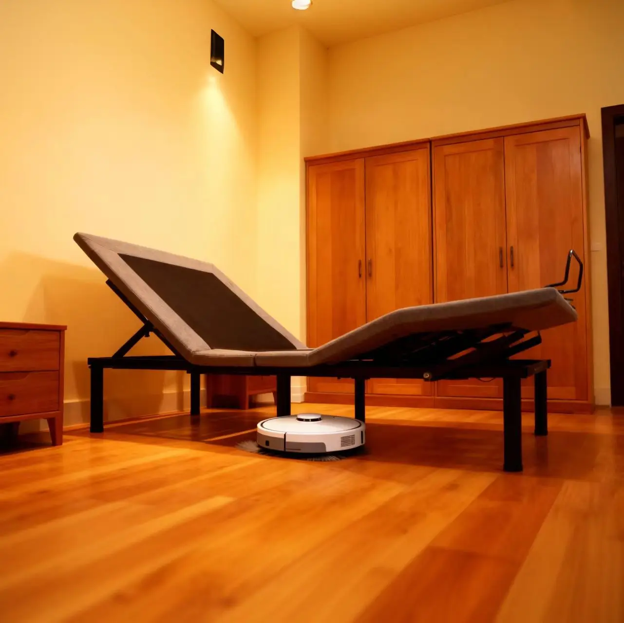 Hotel-Grade External Smart Bed Frame Electric Adjustable Design Bed Frame  for Modern Bedroom Apartment Comfortable Bed Frame