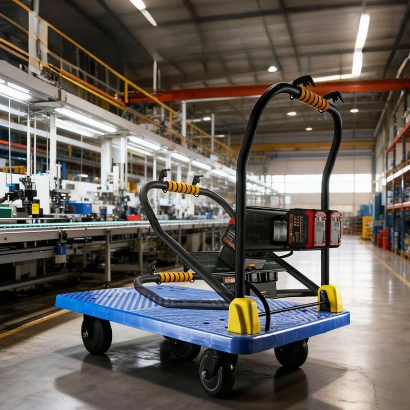 

Electric trolley Pull cargo truck Portable trolley trolley