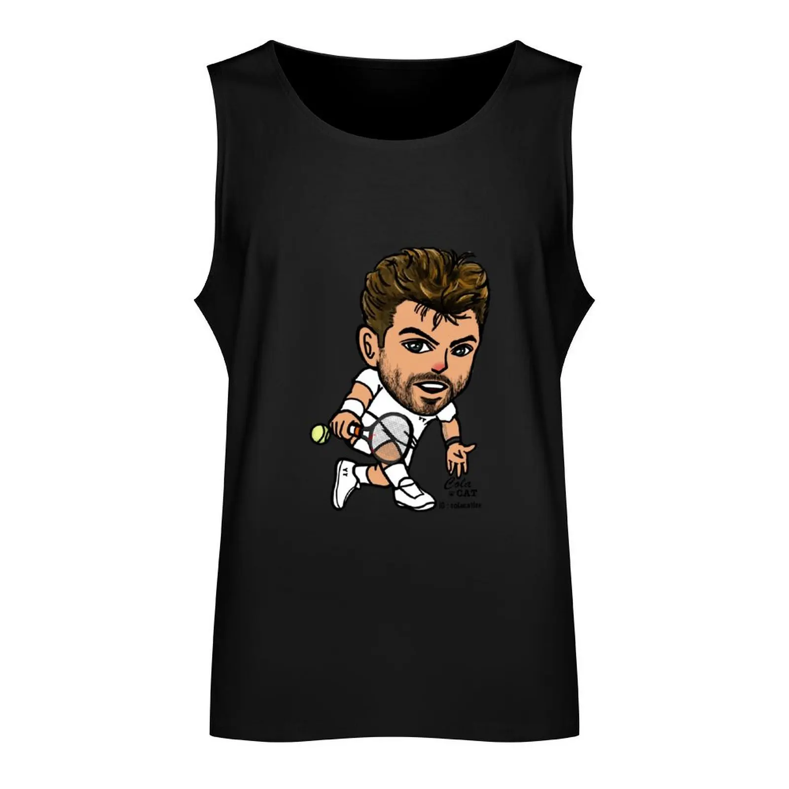 Stanislas WawrinkaStan Wawrinka Tank Top anime clothes Gym man clothes for men summer