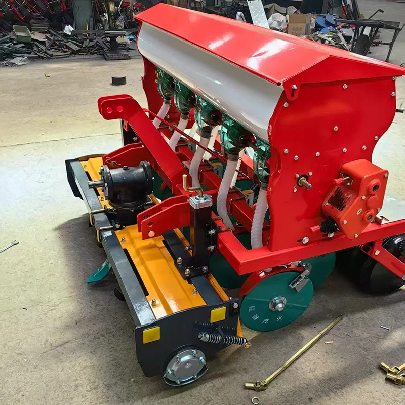 Large automatic wheat planter with fertilization 4/6/8 line sowing machine