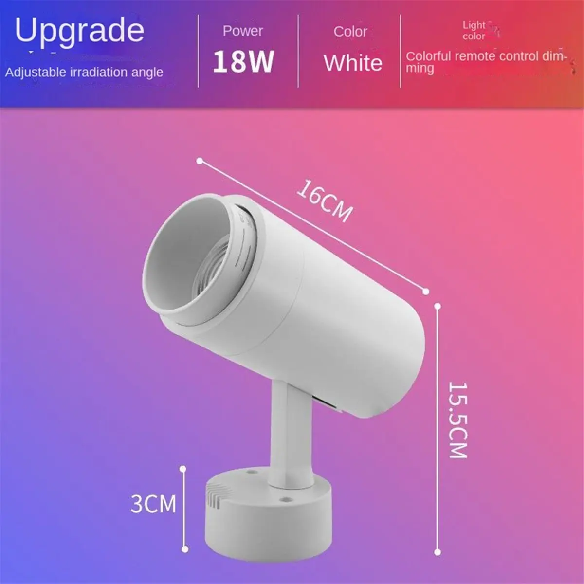 DT35！ LED Lamp Spotlight Ceiling Spot Lights RGB Lamp Remote Control Adjustable Atmosphere Decoration Indoor Ceiling Light D