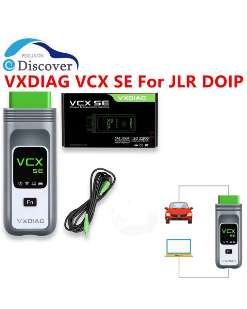 VXDIAG VCX SE VX708 For JLR DoIP Support SDD And Pathfinder Software J2534 Programming Coding Active Test Work Pathfinder