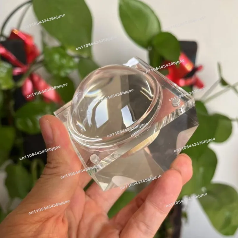 New Loose Diamond Box Stone Display Storage Ring Surface Colored Gemstone Chip Porcelain Plate Enlarged Twice Exhibition