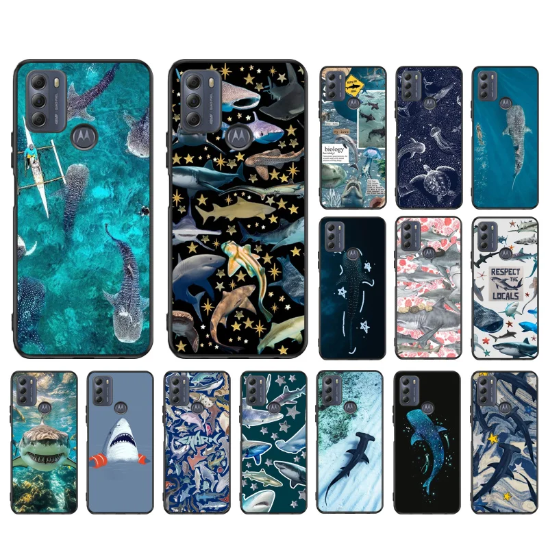 

Tiger Shark Phone Case For Motorola Moto G84 G85 G04S G34 G14 G64 G54 G53 G72 G32 G13 G60 G10 G20 G30 G24 Power E14
