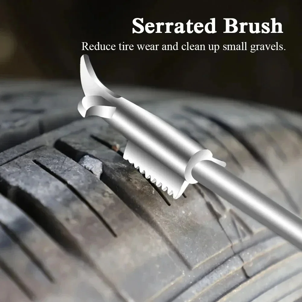 1pcs Car Tire Clear Stone Hook To Remove Gravel Cleaning Tool Tire Stone Cleaner Hook Tire Cleaning Tool Universal