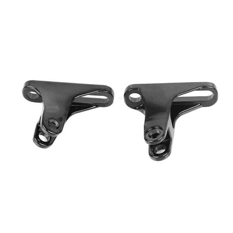 Black Rear Passenger Motorcycle Footpeg Accessories For  Electra Street Road Glide 93-