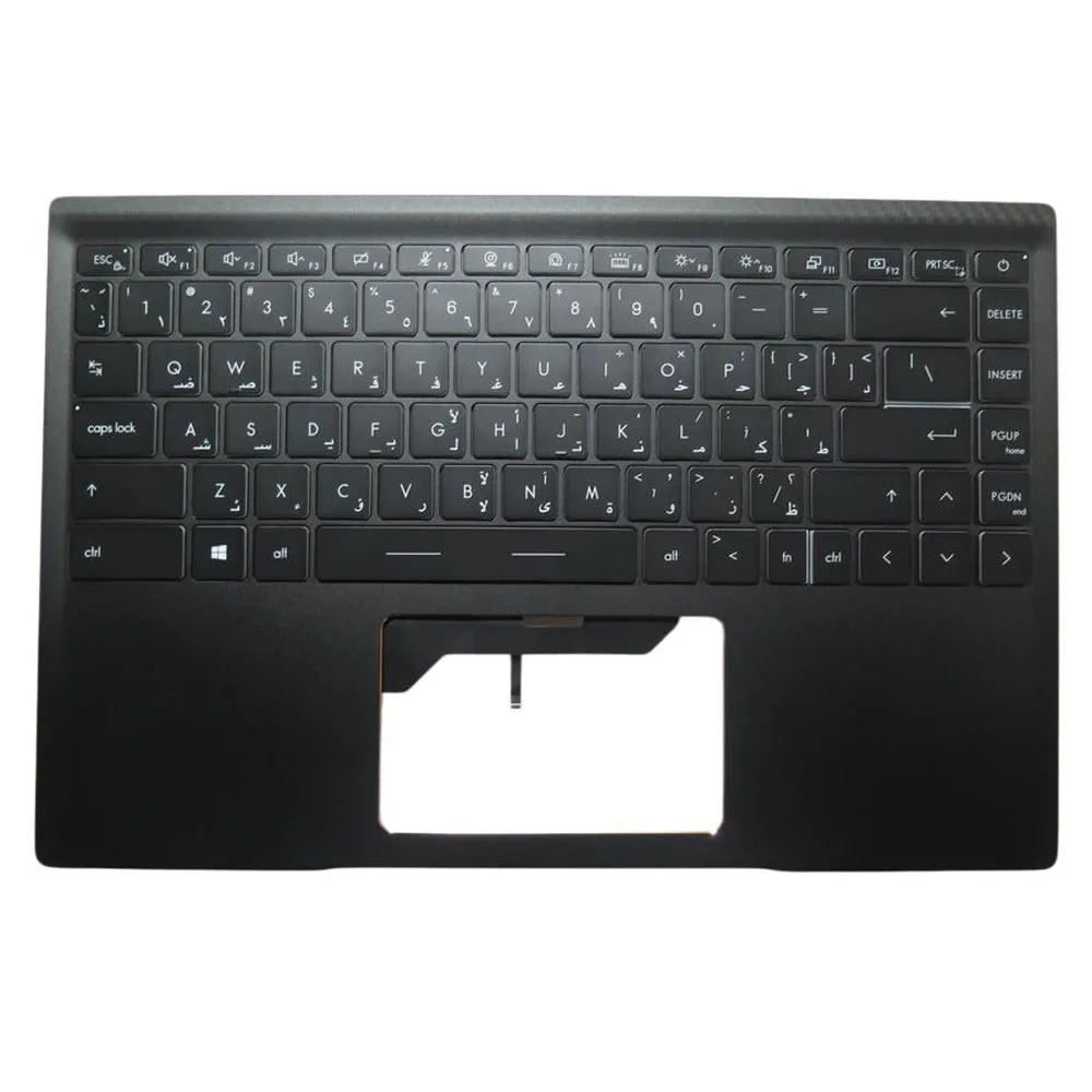 C=For Laptop PalmRest&Keyboard Prestige 14  MSI S1N3EAR2E2SA0 V194222EK2 3074D3C427Y31 S1N2EUK604SA0 V194222CK4 Without Touchpad