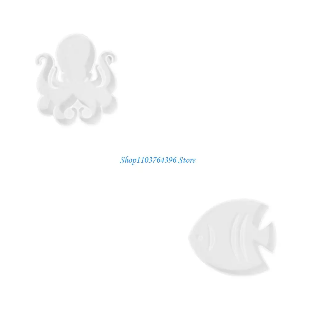 Silicone Resin Moulds Resin Cup Tray Mould Moulds Ocean Creature Shaped