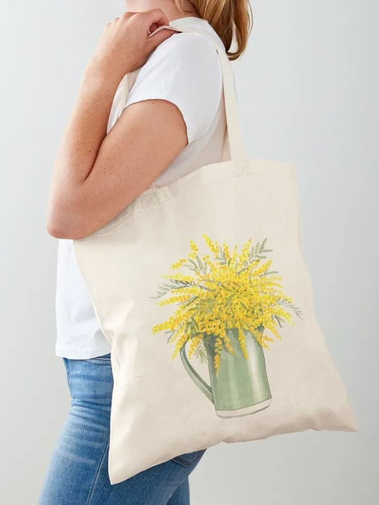 

Bouquet of mimosas Tote Bag Handbags women tote bags men Women's shopper bag Woman shopper bag