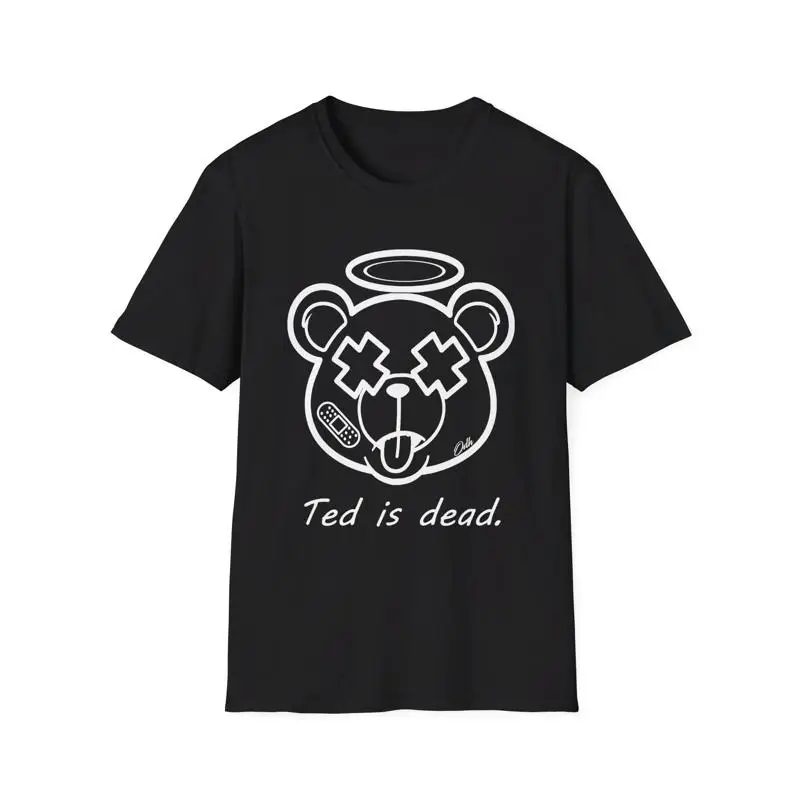 Ted Is Dead Ñ Horror T Shirt Halloween Scary Spooky Season Designer