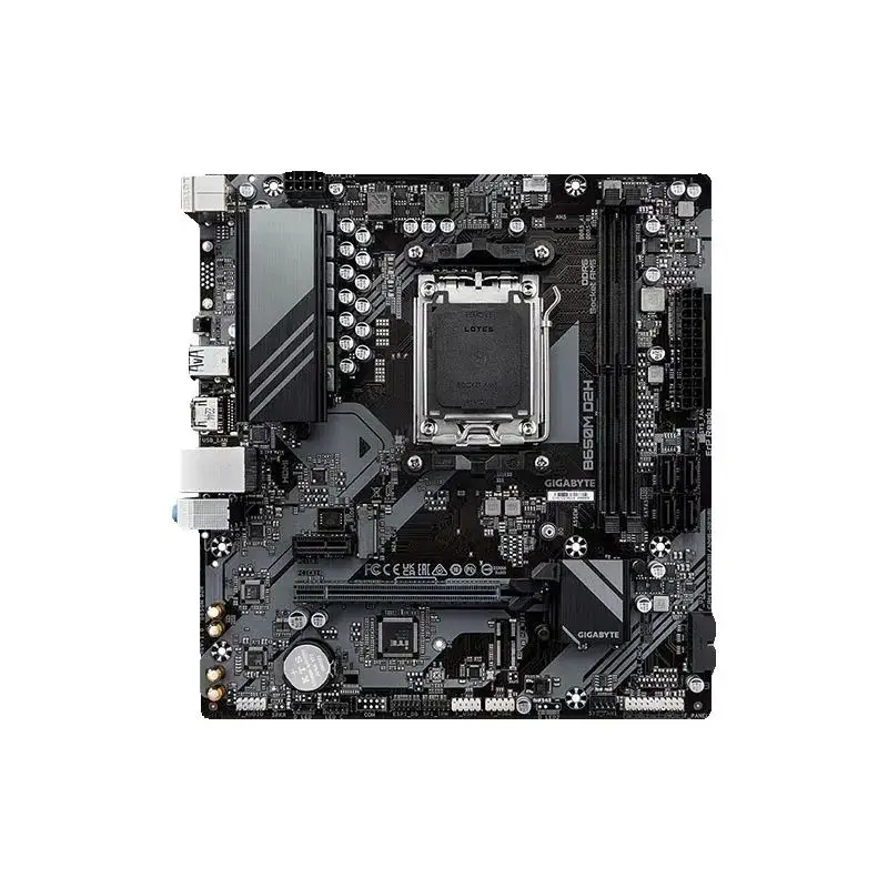 Gigabyte Neues B650M D2H Motherboard, AM5, LGA 1718, AMD B650, Micro ATX, DDR5