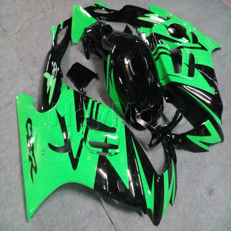 ABS Plastic Bodywork Set for CBR600F3 1997 1998 green CBR600 F3 97 98 bodywork kit motorcycle fairings